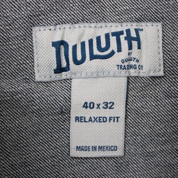 Duluth Jeans Mens 40x32 Blue DuluthFlex Ballroom Relaxed Fit Stretch Denim - Picture 12 of 15